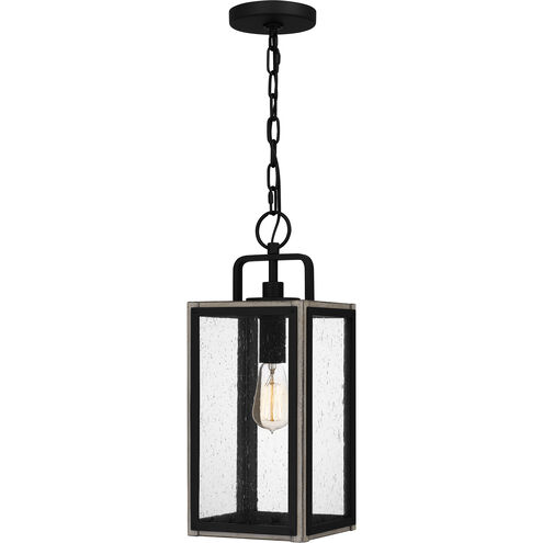 Bramshaw 1 Light 8 inch Matte Black Outdoor Hanging Lantern