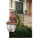 Newbury 1 Light 13 inch Aged Copper Outdoor Wall Lantern