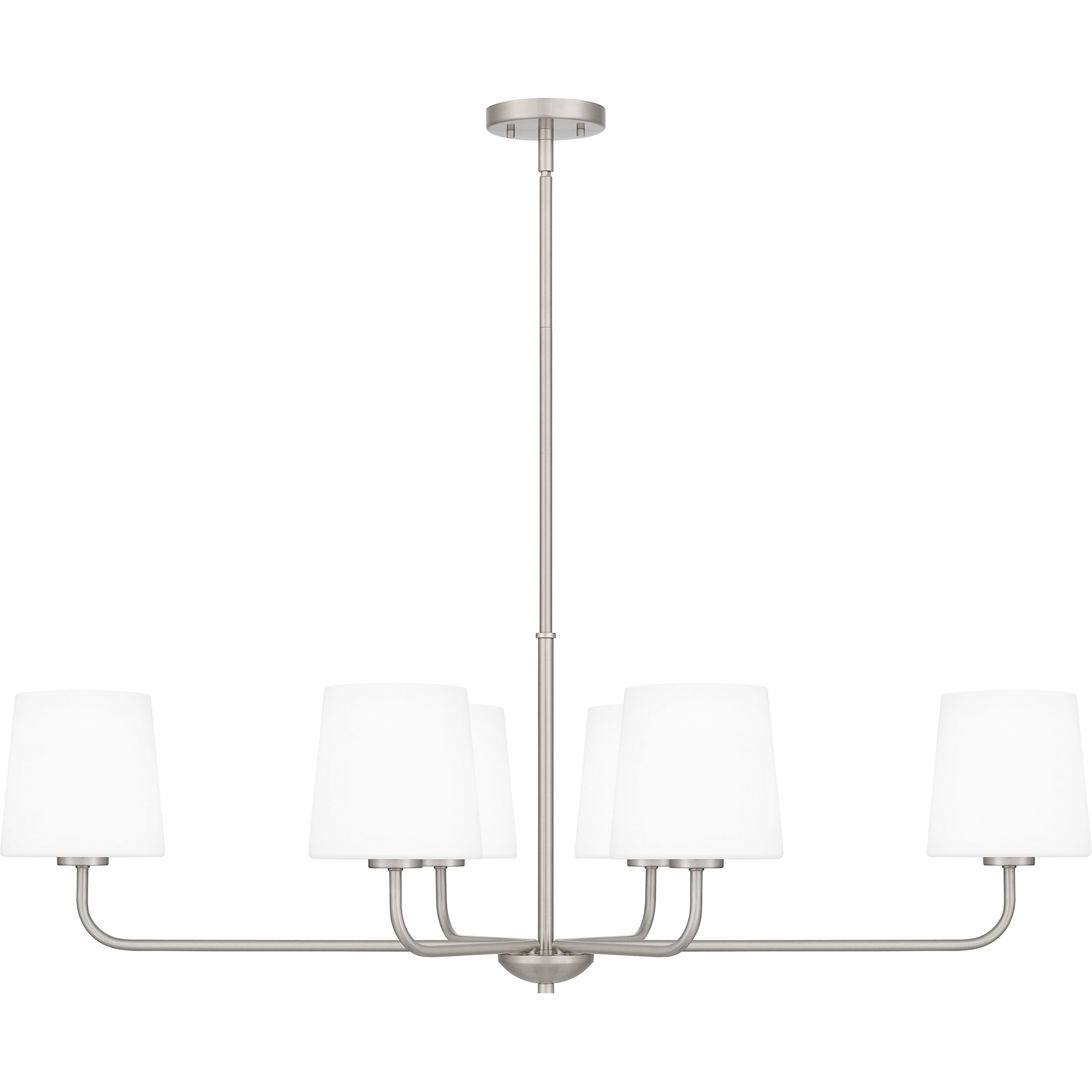 Gallagher 6 Light 42 inch Brushed Nickel Island Light Ceiling Light