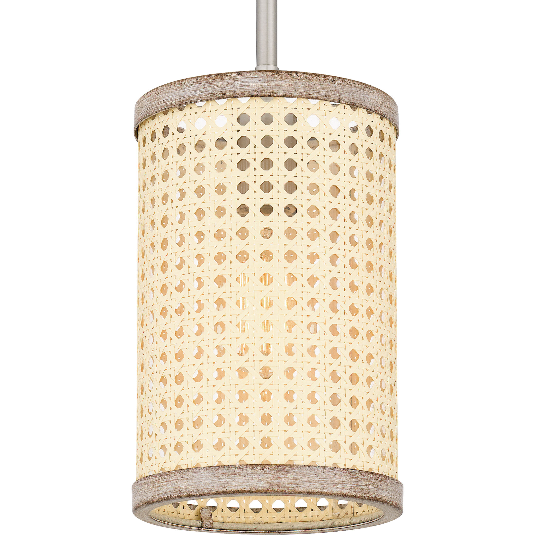 Syrah 1 Light 6 inch Brushed Nickel Mini Pendant Ceiling Light