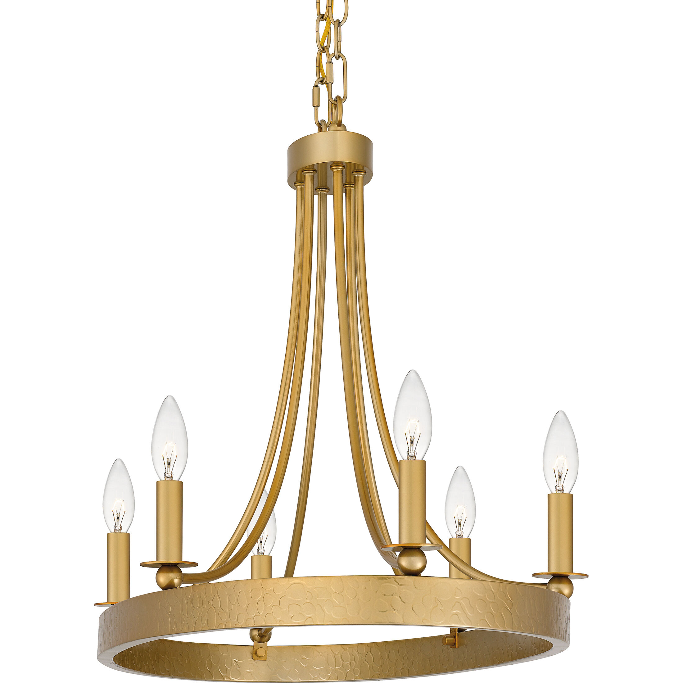 Aspyn 6 Light 36 inch Light Gold Island Light Ceiling Light