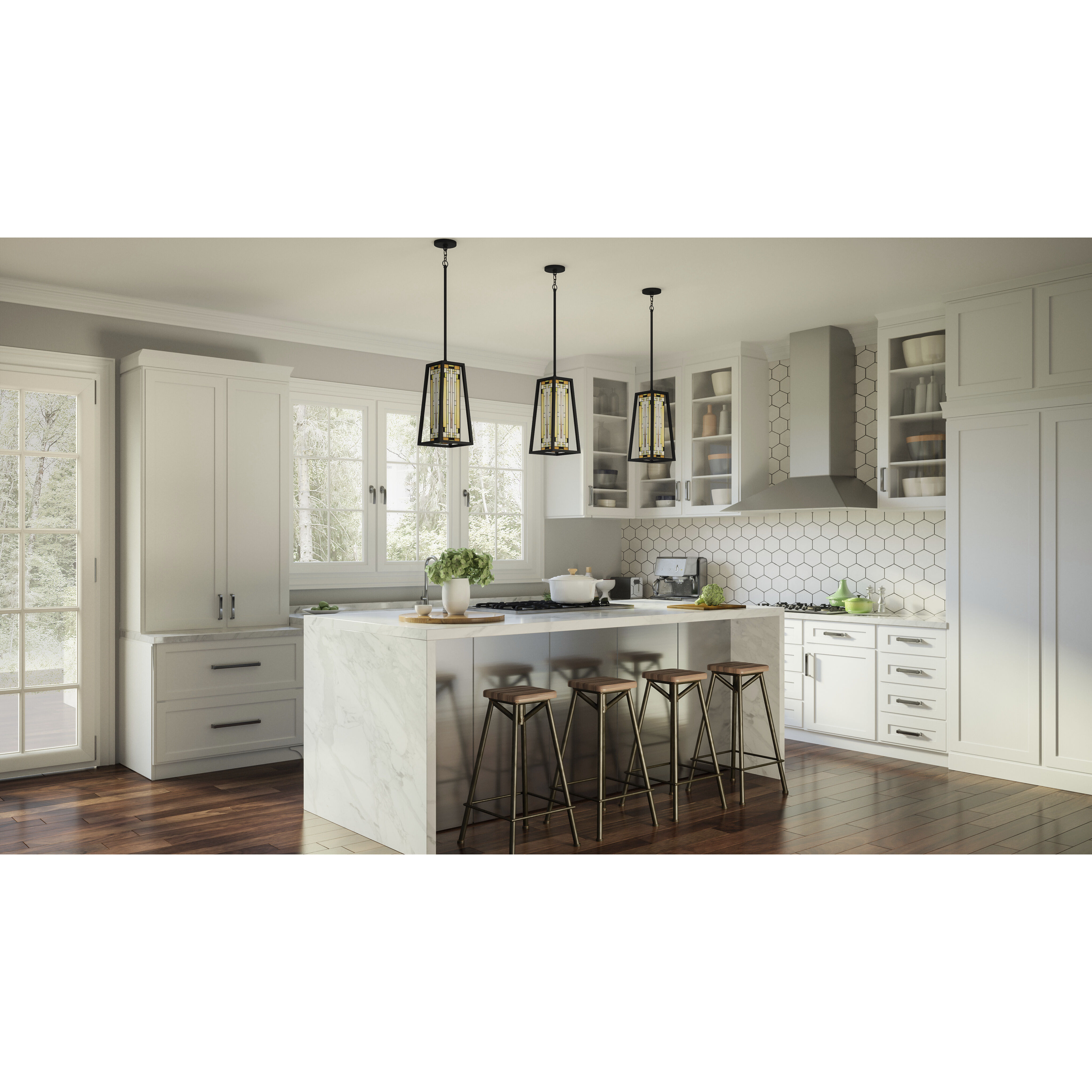 Sierra 1 Light 7.25 inch Matte Black Mini Pendant Ceiling Light, Small