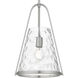 Briley 1 Light 11.5 inch Brushed Nickel Mini Pendant Ceiling Light