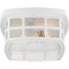 Stonington 2 Light 12 inch Matte White Outdoor Flush Mount
