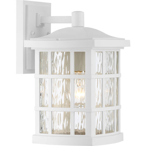 Stonington 1 Light 13 inch Fresco Wall Lantern in White Lustre