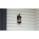 Crestfield 1 Light 15.25 inch Matte Black Outdoor Wall Lantern, Small