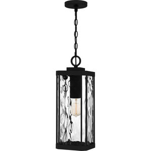 Balchier 1 Light 7 inch Matte Black Outdoor Hanging Lantern