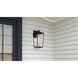 Jett 1 Light 18 inch Matte Black Outdoor Wall Lantern, Large