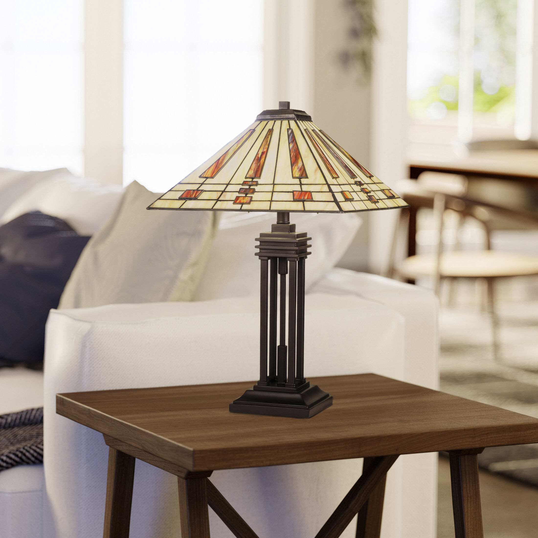 Quoizel TF5209TWT Stevie 24 inch 75 watt Western Bronze Table Lamp