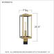 Westover 1 Light 21 inch Antique Brass Outdoor Post Lantern