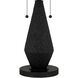 Blackwood 23.75 inch 75 watt Matte Black Table Lamp Portable Light