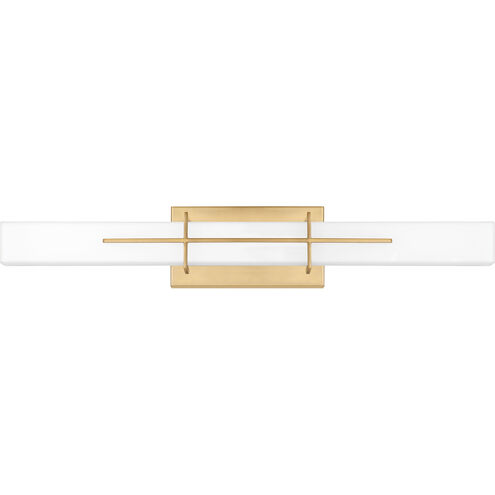 Gemini LED 28 inch Aged Brass Bath Light Wall Light