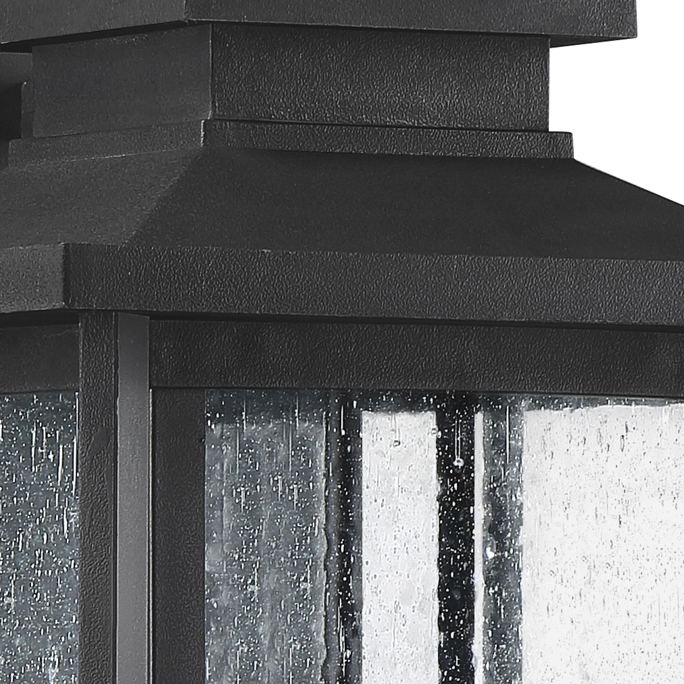 Wakefield 3 Light 17 inch Earth Black Outdoor Wall Lantern