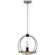 Sterling 1 Light 12.25 inch Brushed Nickel Mini Pendant Ceiling Light, Small