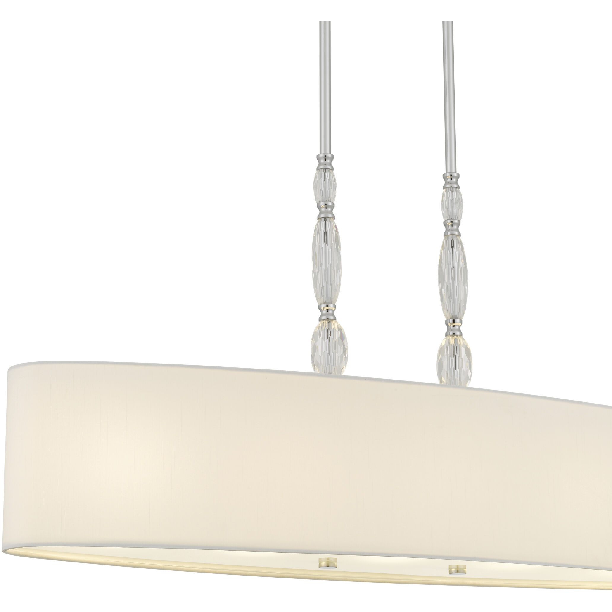 Stone 5 Light 42 inch Polished Chrome Island Light Ceiling Light