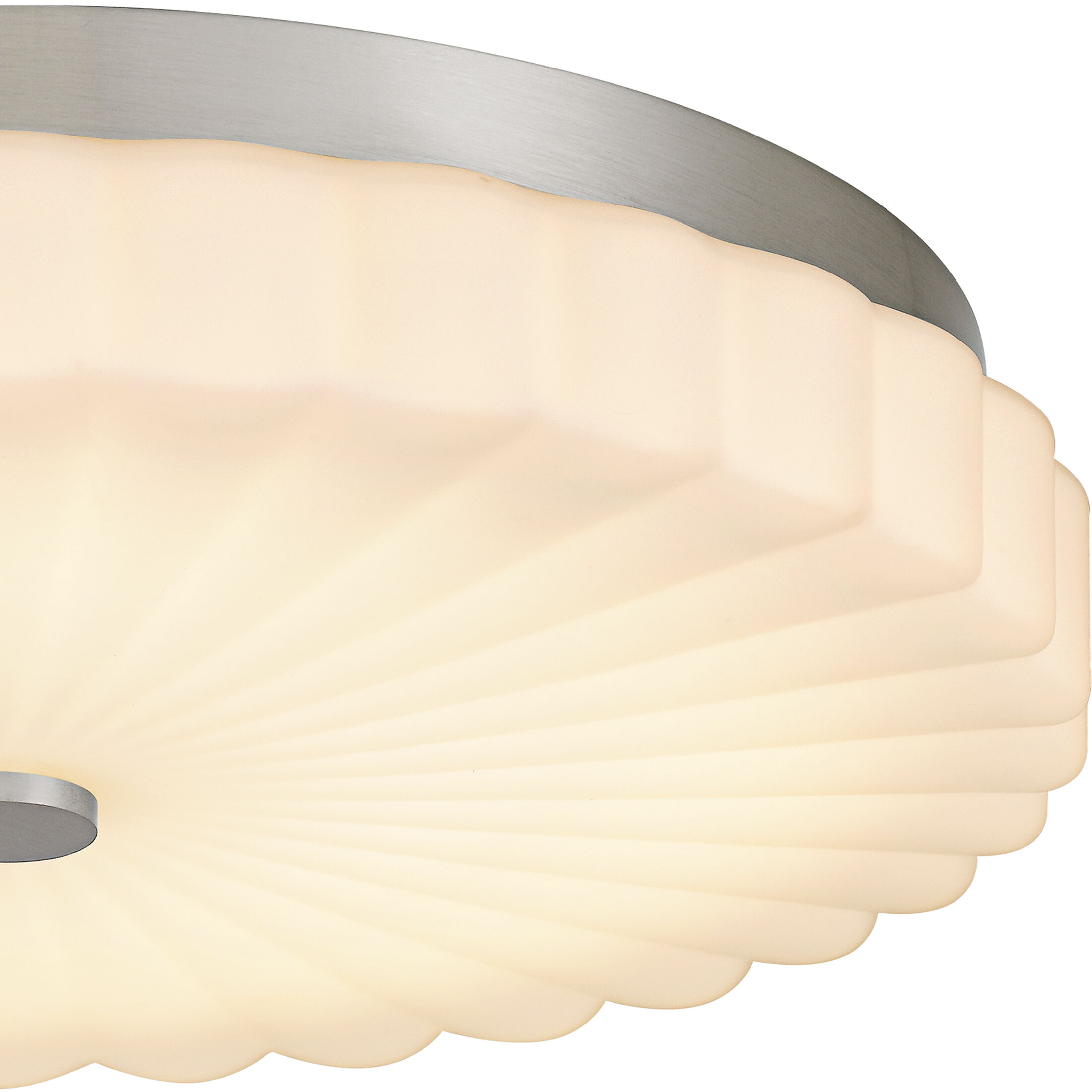 Cherbury LED 16 inch Brushed Nickel Flush Mount Ceiling Light, Medium