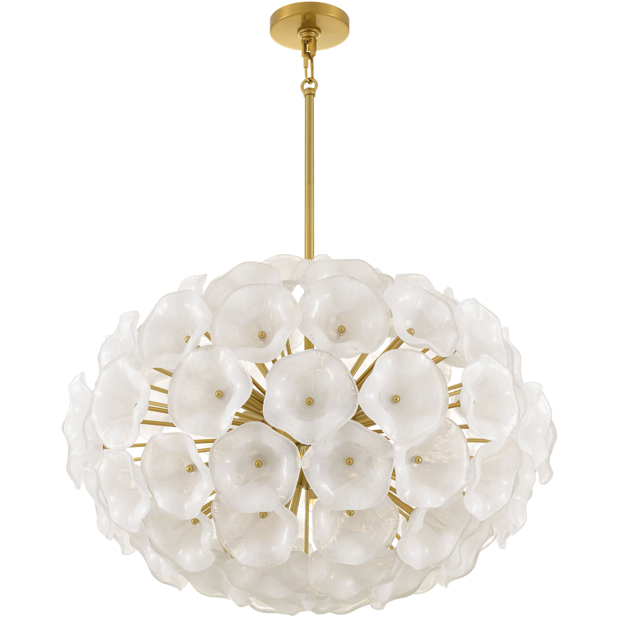 Audrey Pendant Ceiling Light in Brushed Gold
