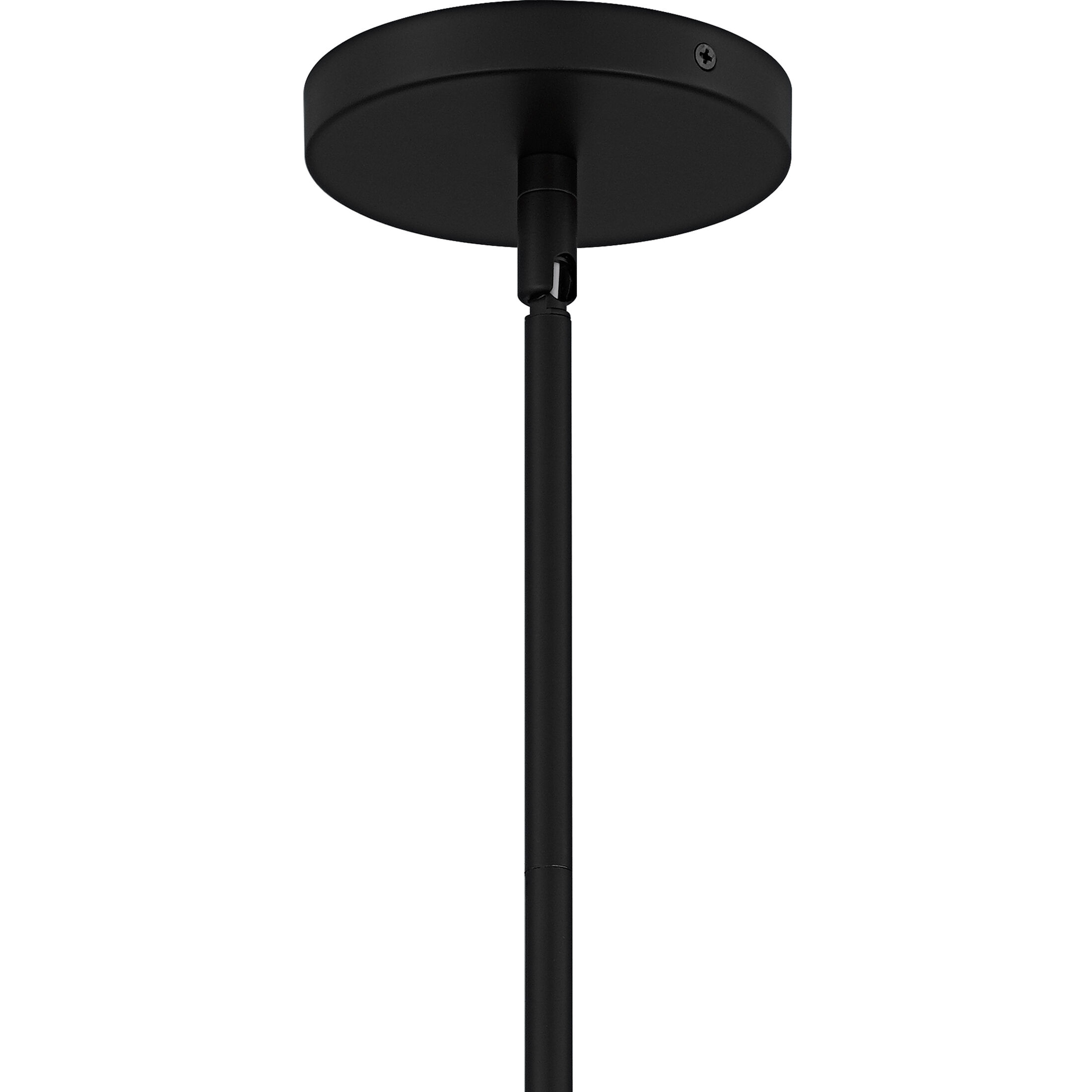 Willa 1 Light 22 inch Matte Black Pendant Ceiling Light, Large