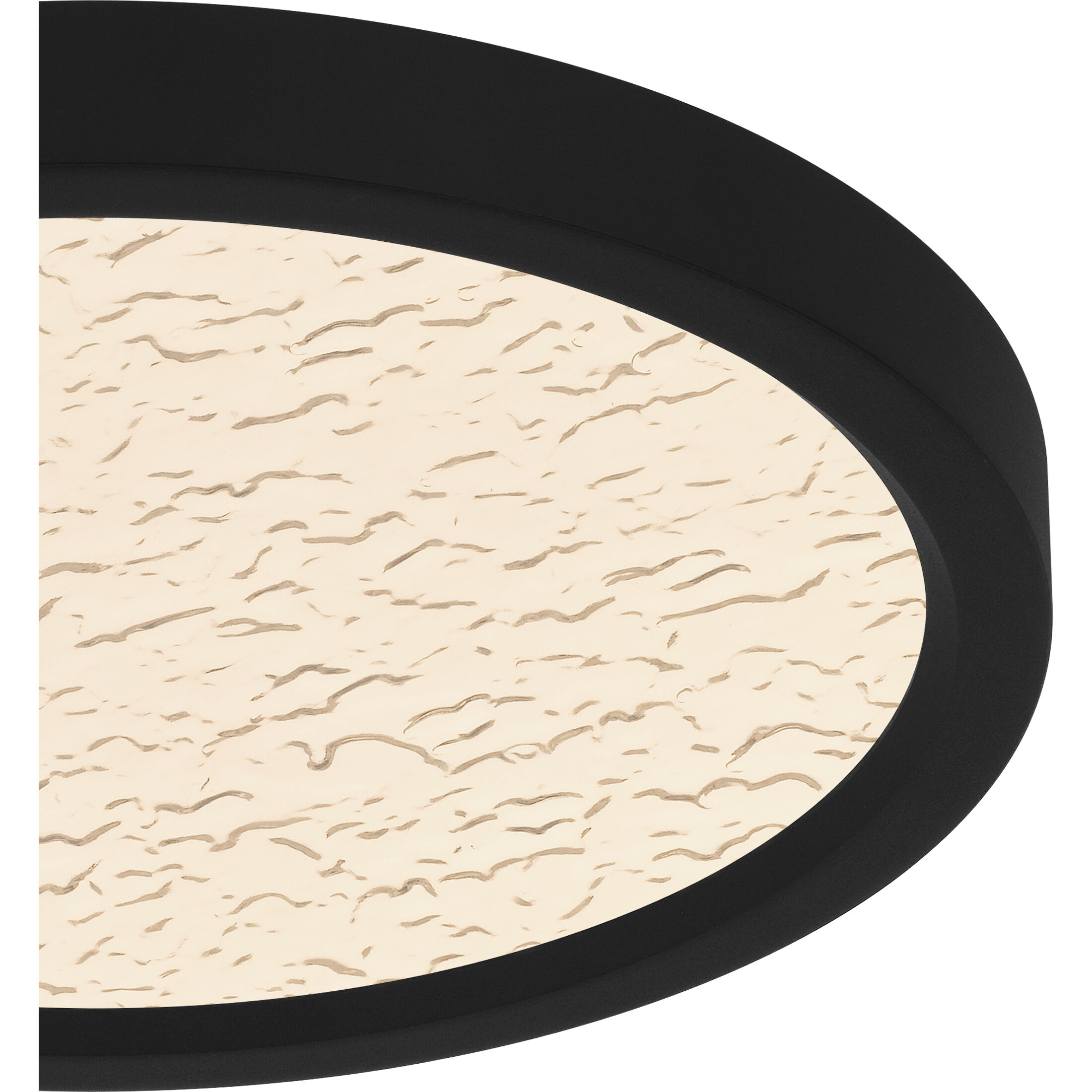 Outskirts LED 11 inch Earth Black Flush Mount Ceiling Light, Small