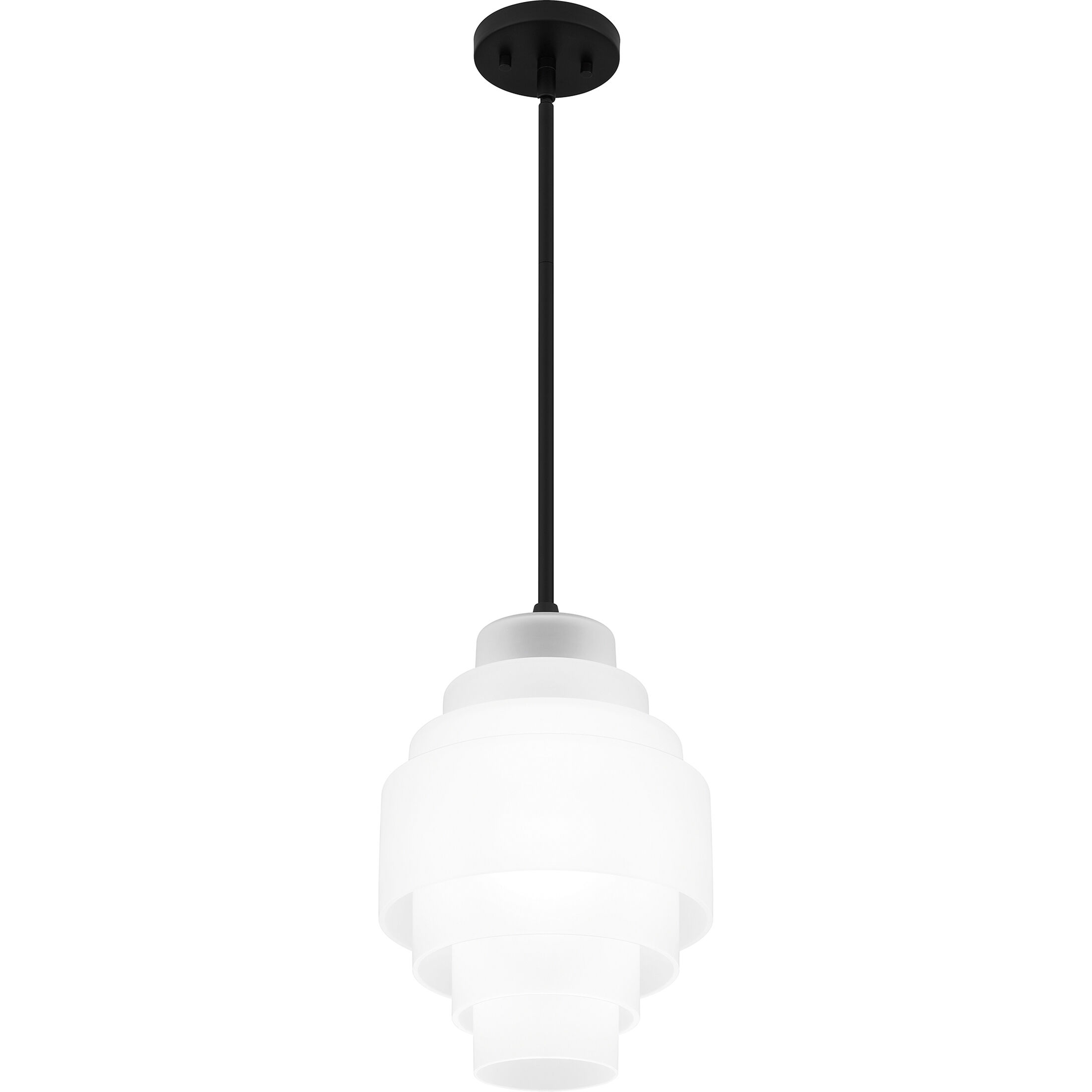 Driscoll 1 Light 10 inch Matte Black Mini Pendant Ceiling Light