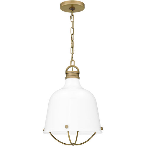 Adlington 1 Light 12 inch Weathered Brass Mini Pendant Ceiling Light, Small