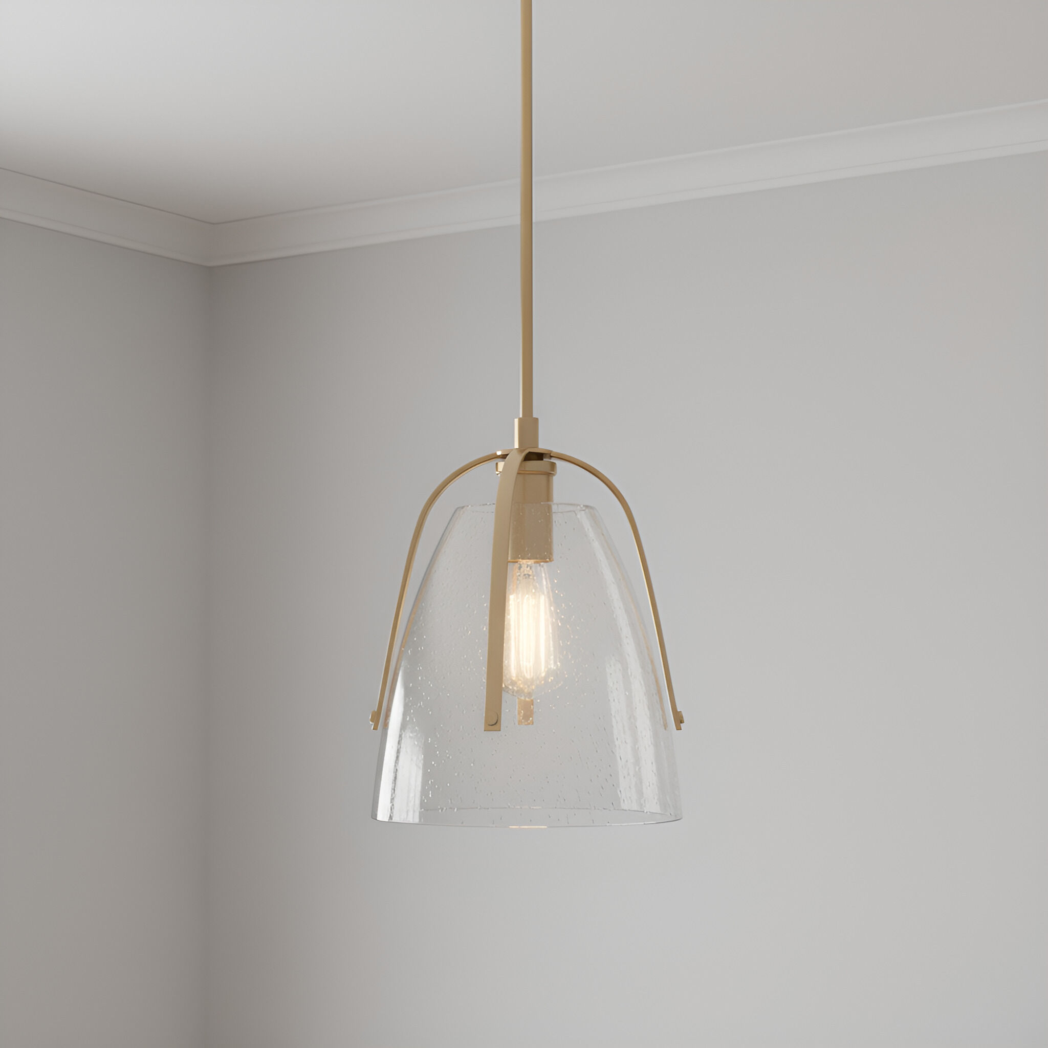 Whitmore 1 Light 10 inch Bronze Gold Mini Pendant Ceiling Light