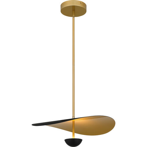Azure LED 18.5 inch Matte Black Pendant Ceiling Light, Large