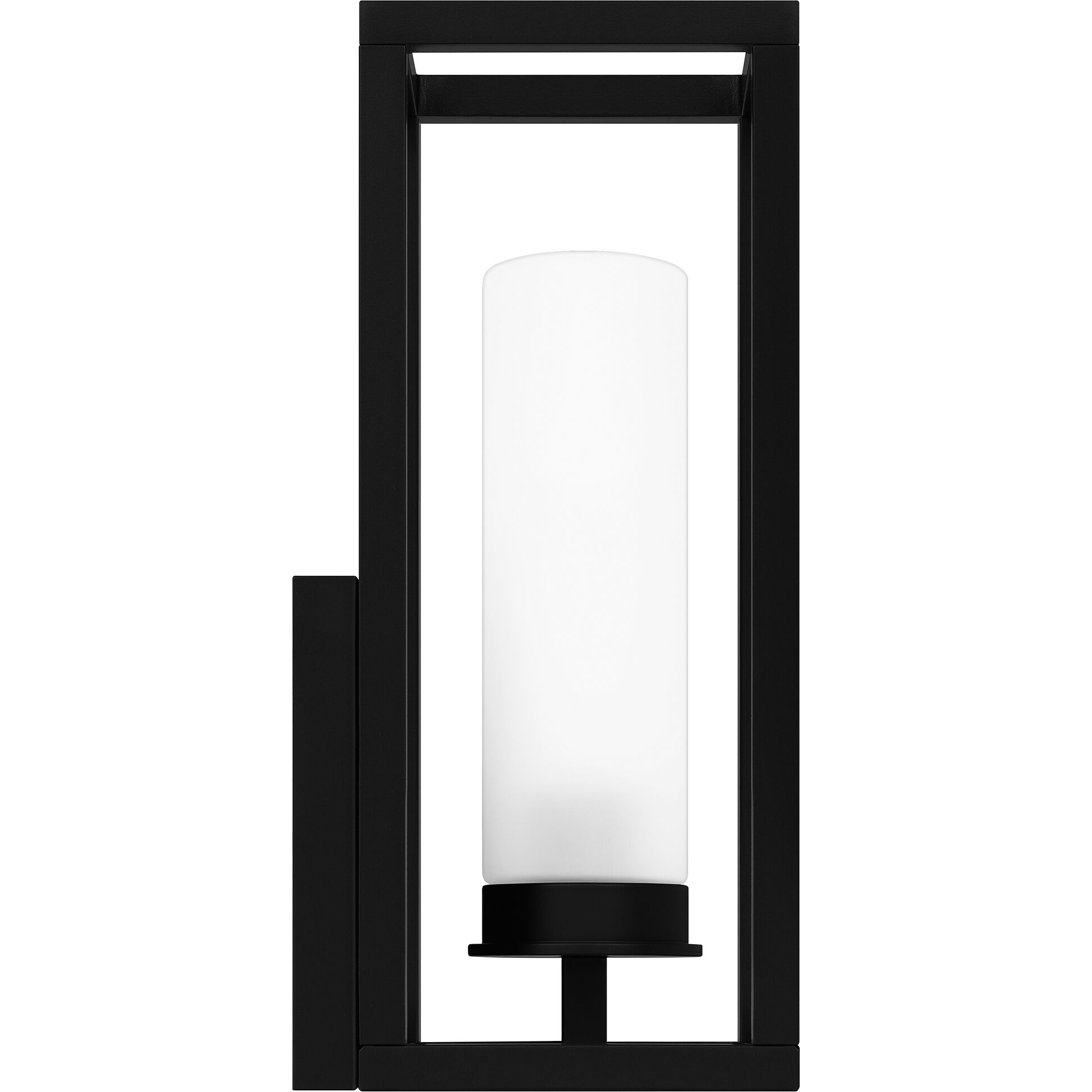 Neville 1 Light 5 inch Matte Black Outdoor Lantern