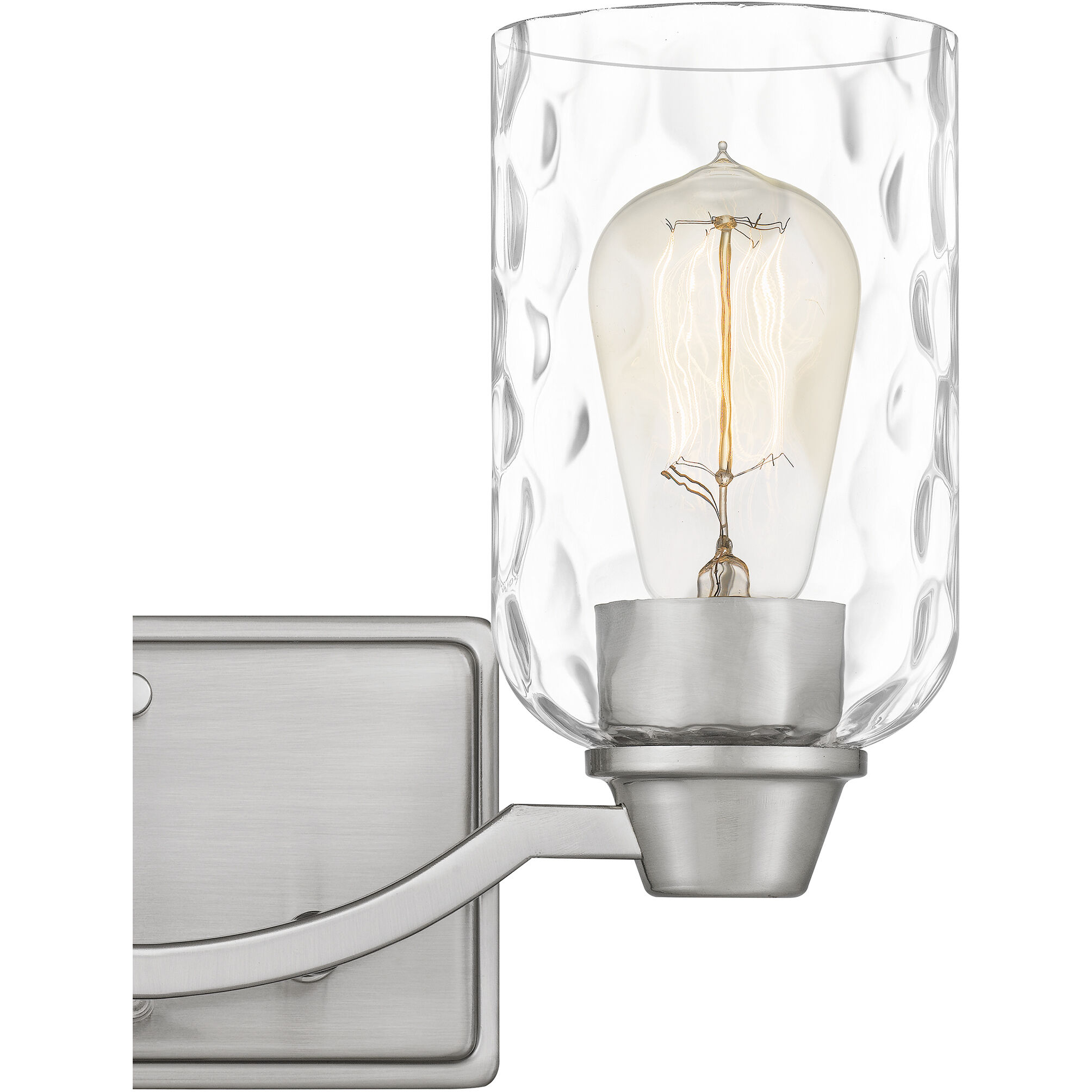 Acacia 2 Light 14 inch Brushed Nickel Bath Light Wall Light, Medium