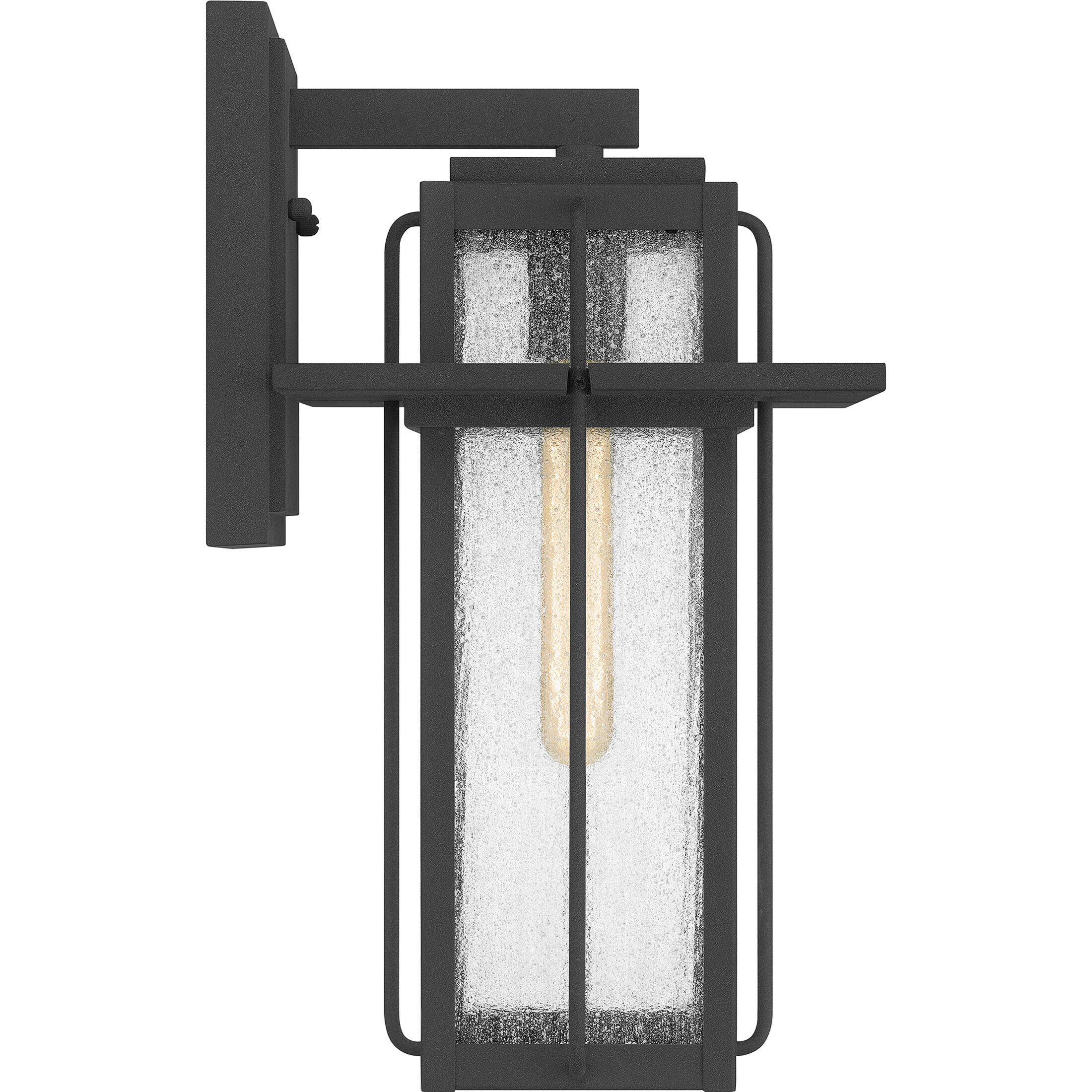 Randall 1 Light 17 inch Mottled Black Outdoor Wall Lantern, Large