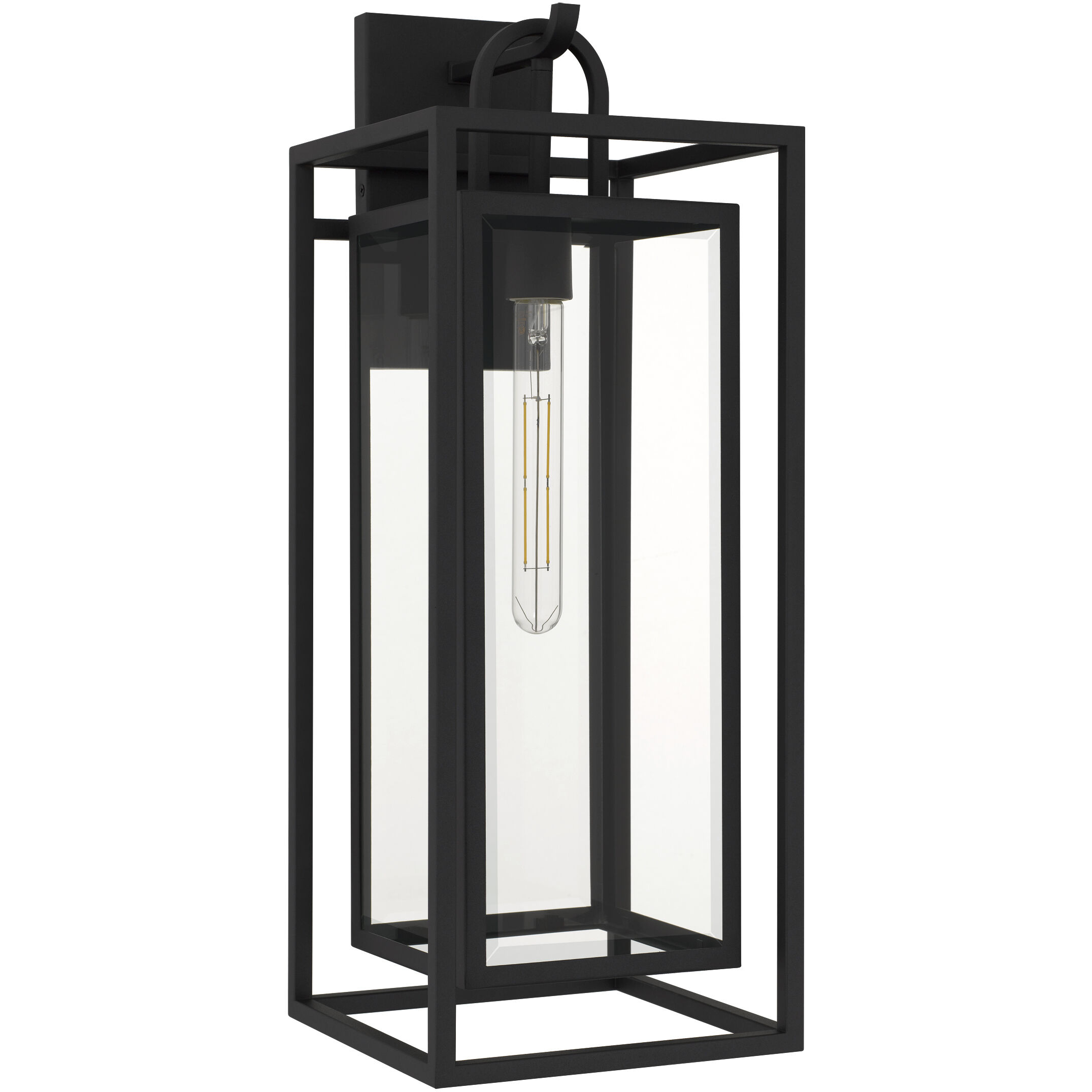Jayce 1 Light 24.25 inch Matte Black Outdoor Wall Lantern