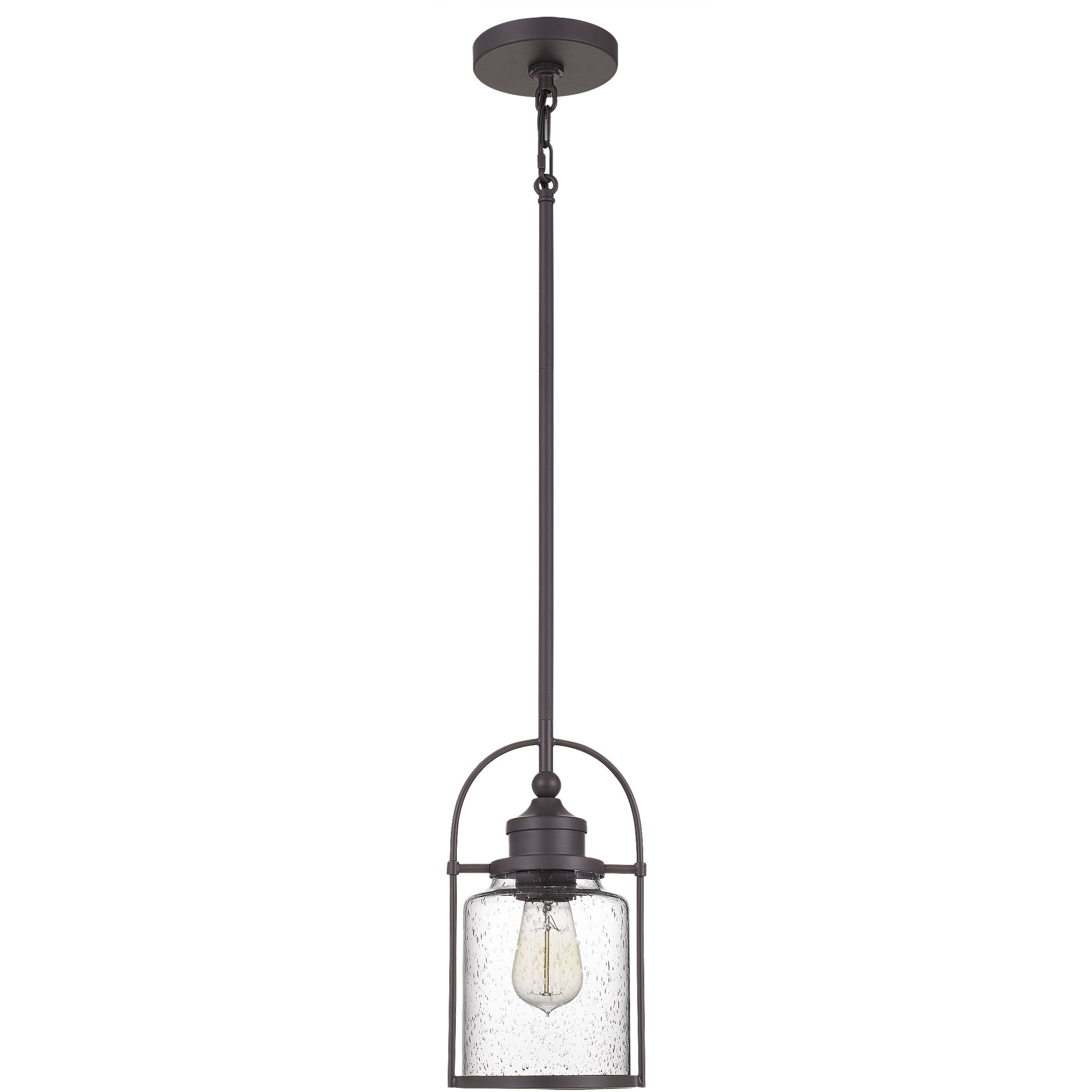 Payson 1 Light 7 inch Western Bronze Mini Pendant Ceiling Light