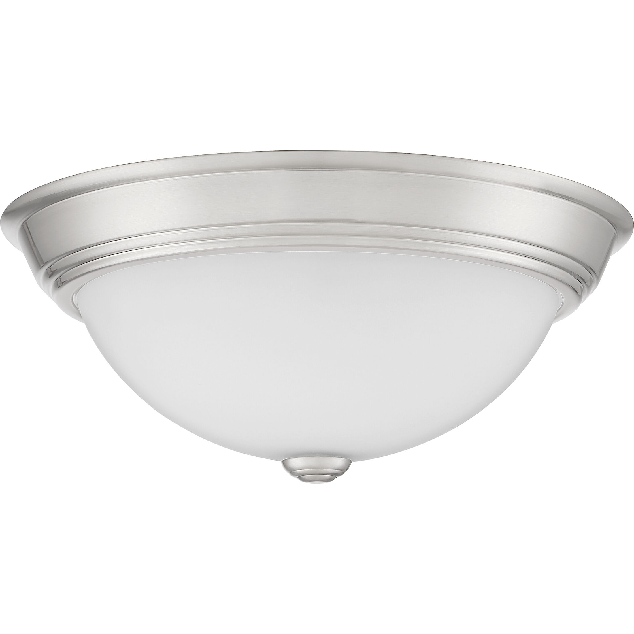 Erwin 2 Light 13 inch Brushed Nickel Flush Mount Ceiling Light