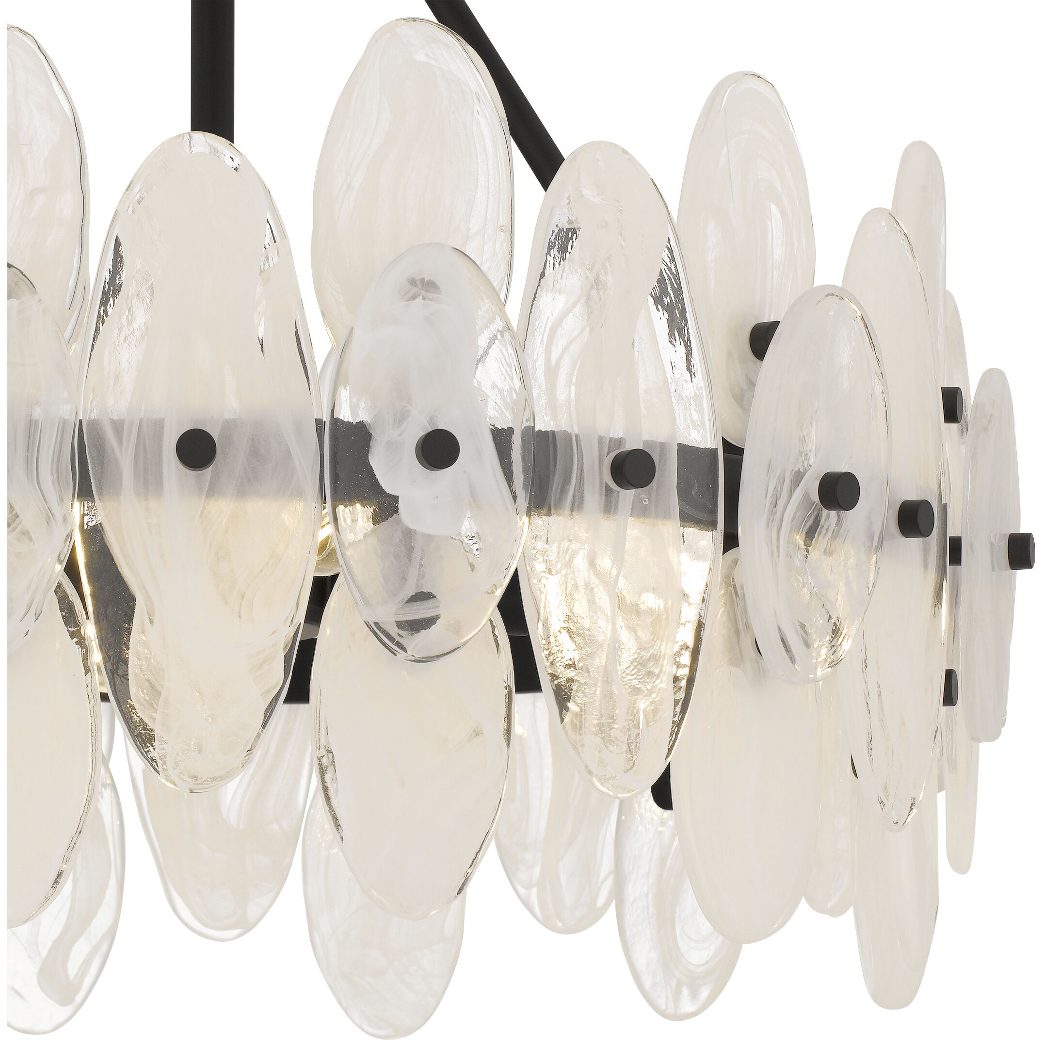 Abigail 4 Light 18 inch Matte Black Semi-Flush Mount Ceiling Light