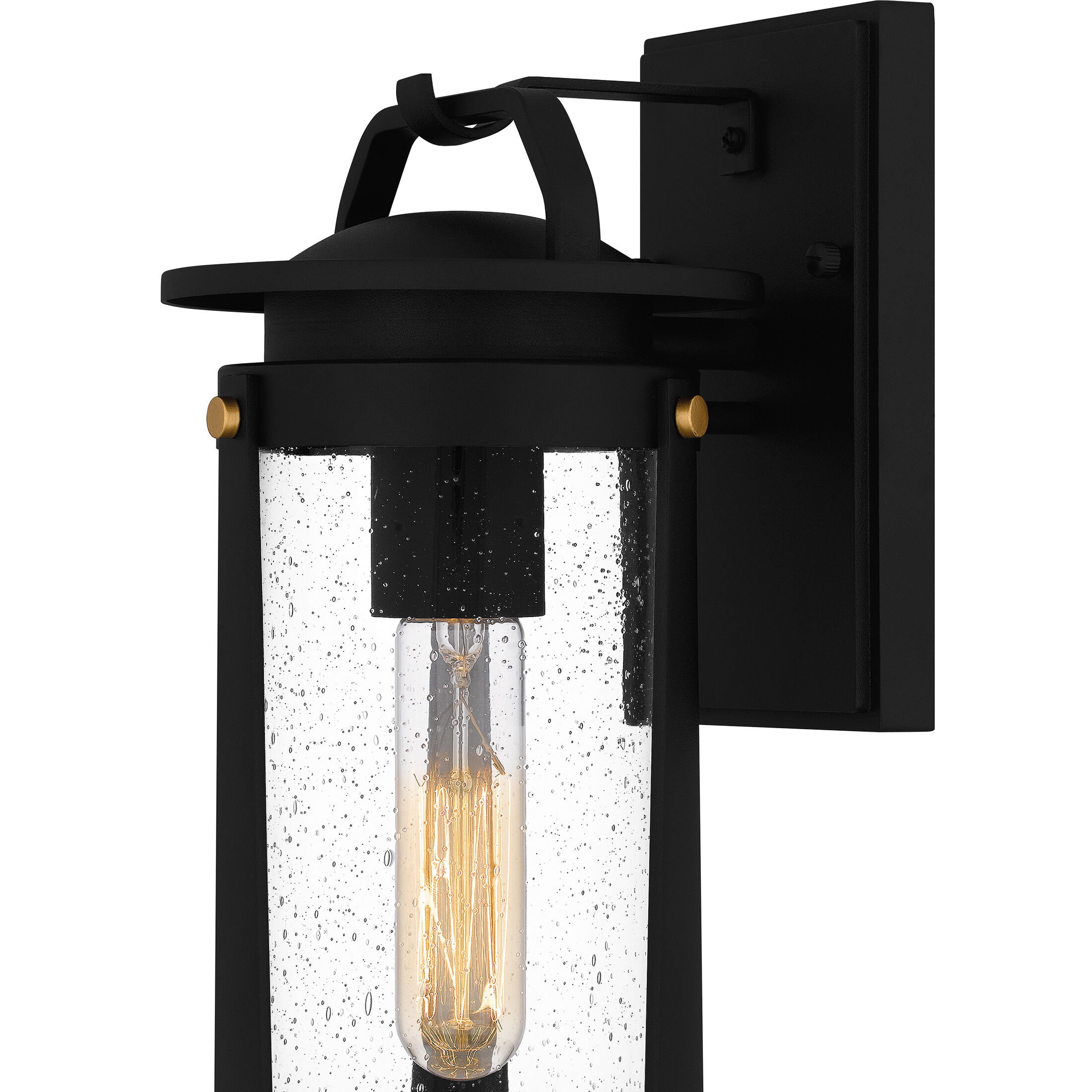 Clifton 1 Light 12 inch Earth Black Outdoor Wall Lantern