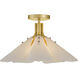 Milton 1 Light 17.5 inch Light Gold Pendant Ceiling Light