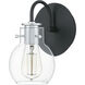 Andrews 1 Light 6 inch Earth Black Wall Sconce Wall Light