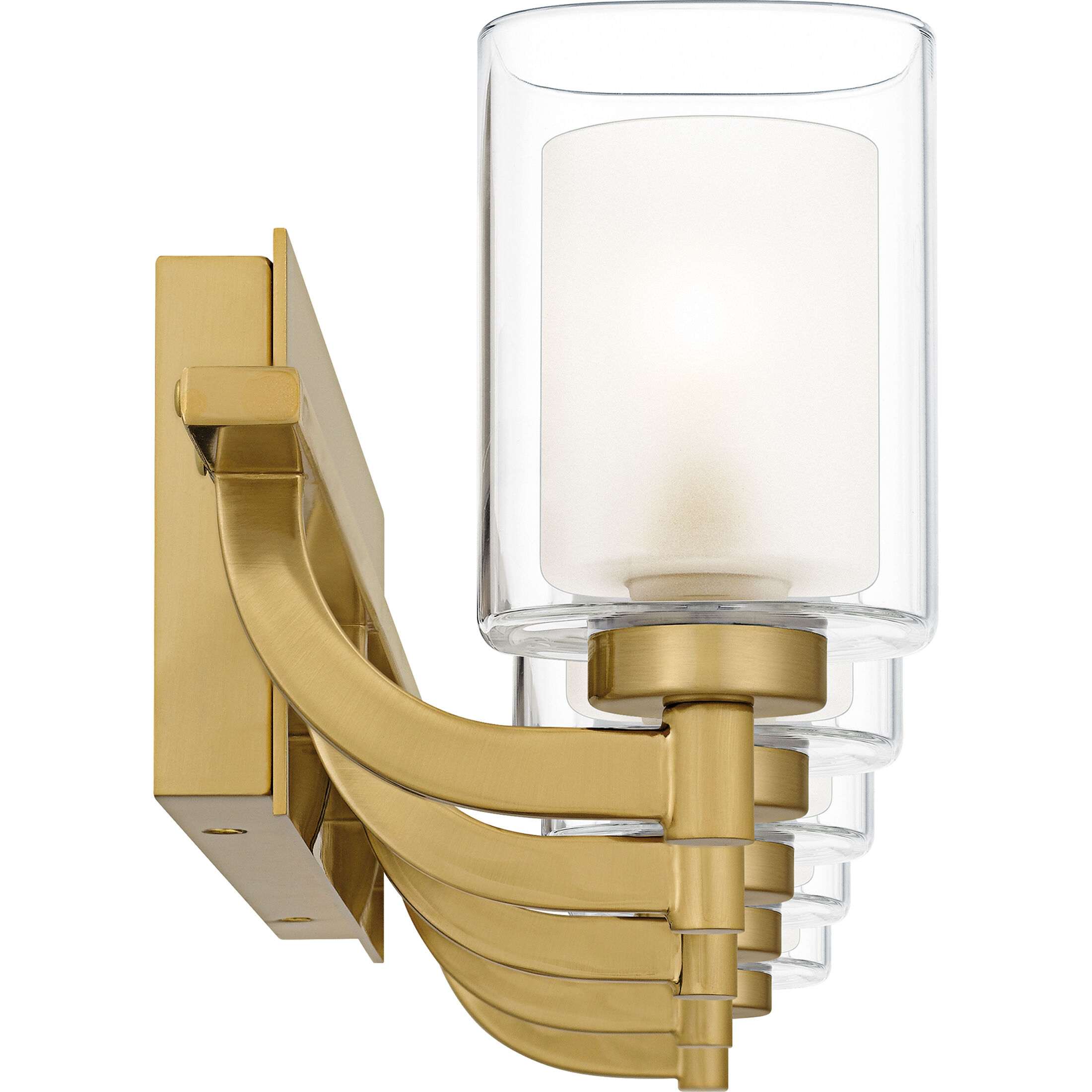 Kolt 5 Light 42 inch Brushed Gold Bath Light Wall Light