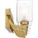 Kolt 5 Light 42 inch Brushed Gold Bath Light Wall Light
