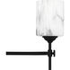 Aria 3 Light 22.5 inch Matte Black Bath Light Wall Light, Large