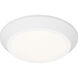Verge LED 6 inch White Lustre Flush Mount Ceiling Light