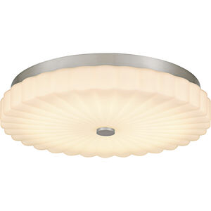 Cherbury LED 16 inch Brushed Nickel Flush Mount Ceiling Light, Medium