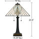 Duvane 23.5 inch 75 watt Matte Black Table Lamp Portable Light