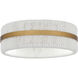 Maeve 2 Light 14 inch Brushed Gold Flush Mount Ceiling Light, Medium