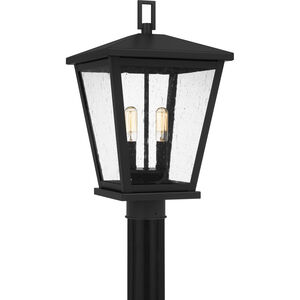 Joffrey 2 Light 17.75 inch Matte Black Outdoor Post Lantern, Large