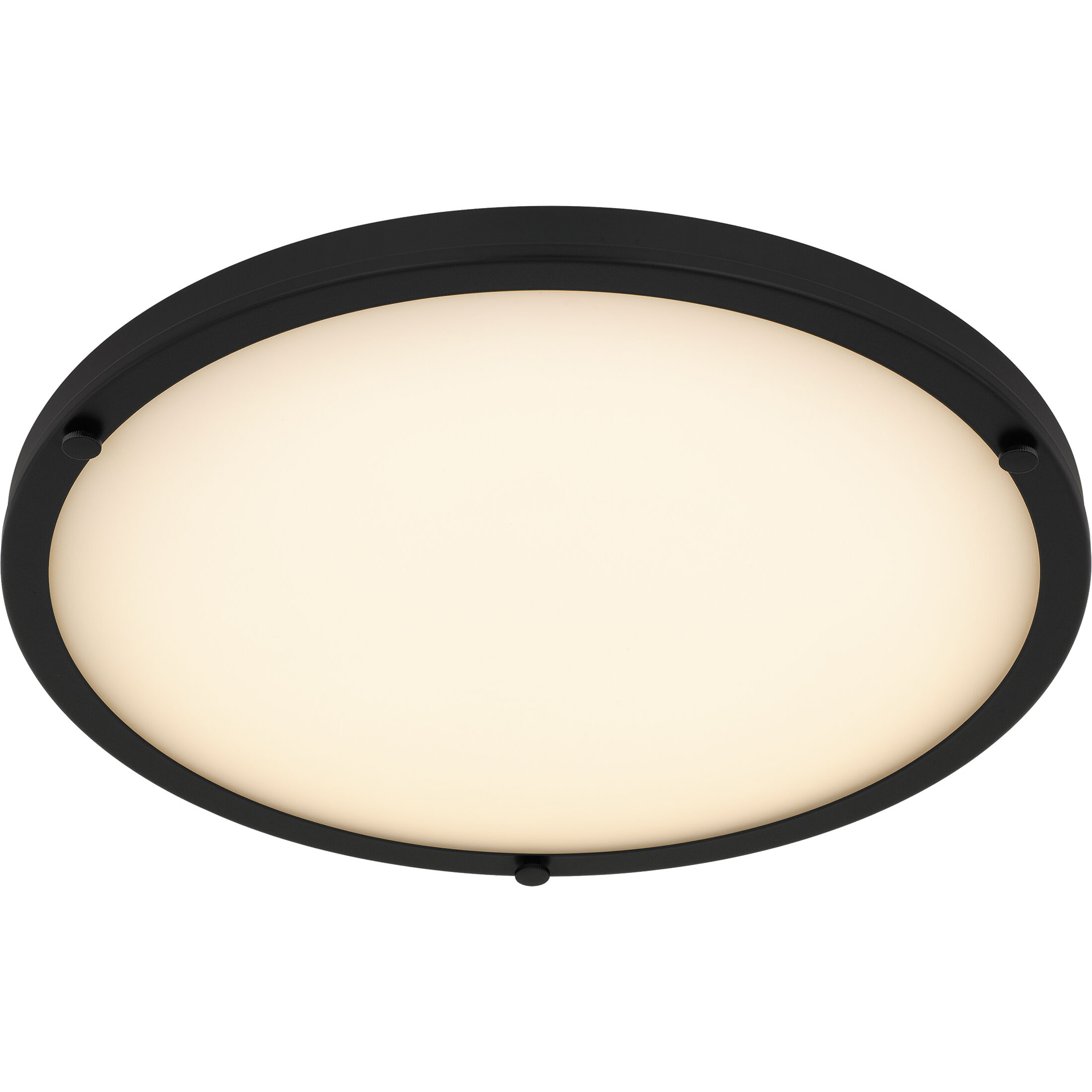 Donne LED 15.75 inch Matte Black Semi-Flush Mount Ceiling Light, Medium