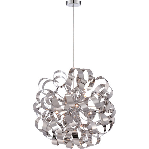 Ribbons 12 Light 23 inch Polished Chrome Foyer Light Ceiling Light