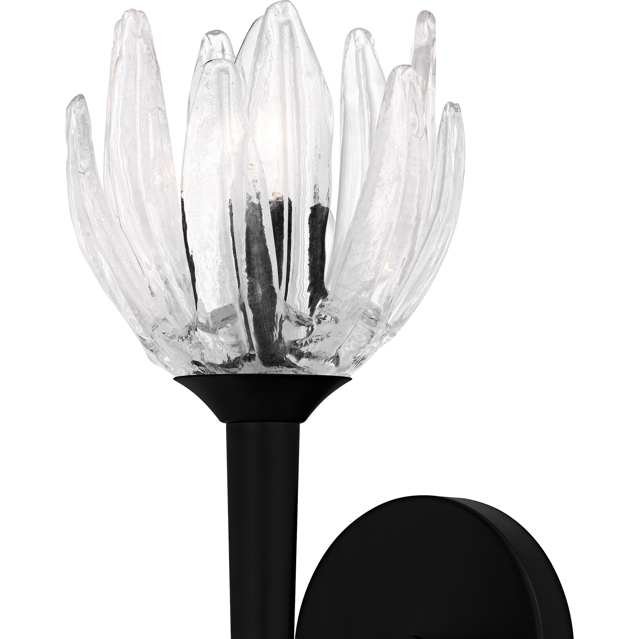 Shea Wall Sconce Wall Light in Matte Black, Small