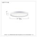 Outskirts LED 11 inch Fresco Flush Mount Ceiling Light in Italian Fresco