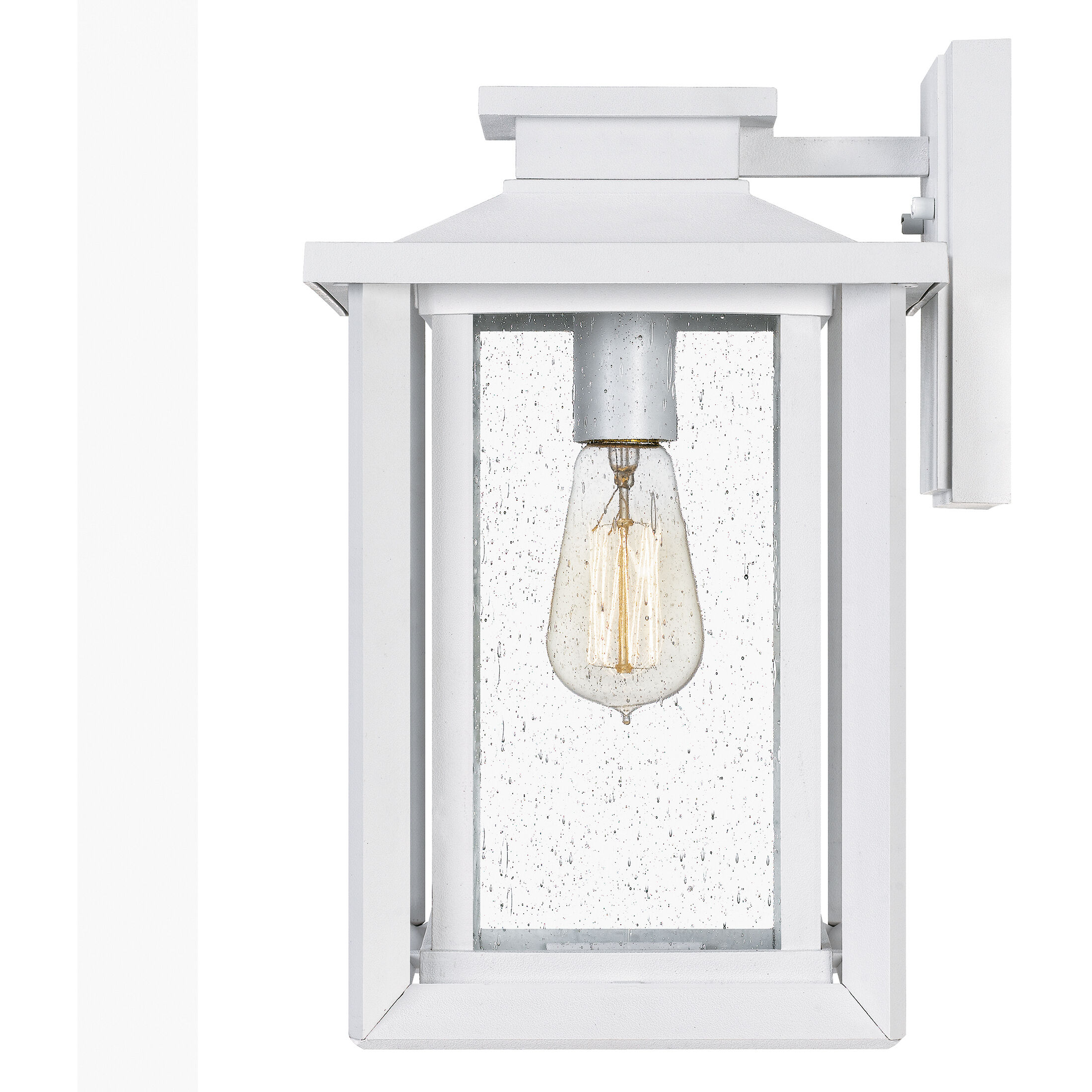 Wakefield 1 Light 14 inch White Lustre Outdoor Wall Lantern